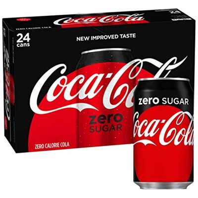 WDS Group Coca Cola Zero Lot de 24 canettes sans sucre 330 ml - Publicité WDS Group Coca Cola Zero Lot de 24 canettes sans sucre 330 ml - Publicité
