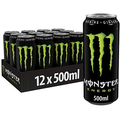Monster Cable Energy Cannette, 0,5 l ( lot de 12 ) - Publicité Monster Cable Energy Cannette, 0,5 l ( lot de 12 ) - Publicité
