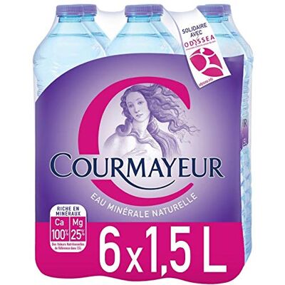géneric COURMAYEUR Eau Minérale Naturelle Pack De 6X1.5L (Lot De 1) Best Deal - Publicité géneric COURMAYEUR Eau Minérale Naturelle Pack De 6X1.5L (Lot De 1) Best Deal - Publicité