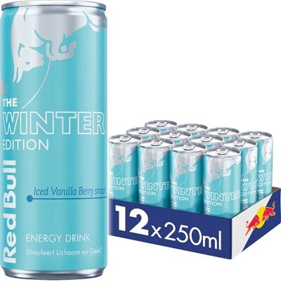 Red Bull The Winter Edition Iced Vanilla Berry sleekcan 12x25 cl NL - Publicité Red Bull The Winter Edition Iced Vanilla Berry sleekcan 12x25 cl NL - Publicité