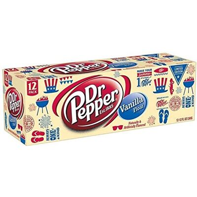 Dr Pepper VANILLA FLOAT USA 12 x 355 ml - Publicité Dr Pepper VANILLA FLOAT USA 12 x 355 ml - Publicité
