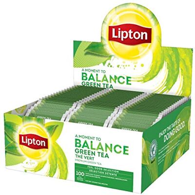 Lipton Feel Good Selection Thé Vert 100 sachets - Publicité Lipton Feel Good Selection Thé Vert 100 sachets - Publicité