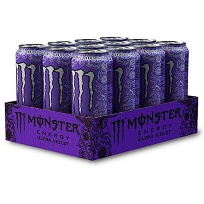 Monster Cable ENERGY Ultra-Violet 12 x 500 ml PMP - Publicité Monster Cable ENERGY Ultra-Violet 12 x 500 ml PMP - Publicité
