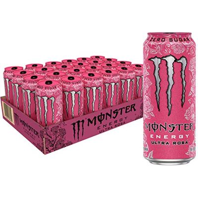 Monster Cable Energy Ultra Rose zuckerfreier Energydrink, 473 ml, 24 Stück - Publicité Monster Cable Energy Ultra Rose zuckerfreier Energydrink, 473 ml, 24 Stück - Publicité
