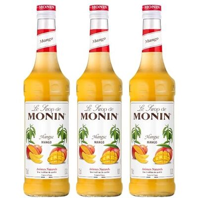 Monin lot de 3 bouteilles Sirop de Mangue Pour Cocktail, Thé Glacé, Limonade Arômes Naturels Bouteille en Verre 3 * 70 cl - Publicité Monin lot de 3 bouteilles Sirop de Mangue Pour Cocktail, Thé Glacé, Limonade Arômes Naturels Bouteille en Verre 3 * 70 cl - Publicité