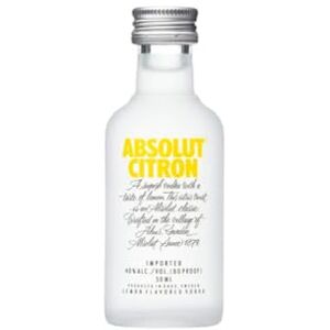 Absolut Citron Vodka 5cl Miniature - Publicité Absolut Citron Vodka 5cl Miniature - Publicité