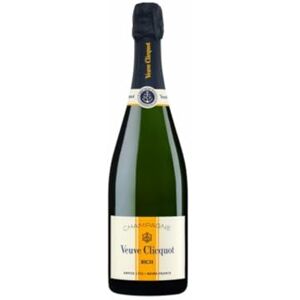 Veuve Clicquot Champagne Rich Blanc Champagne Lot de 6x75cl Cépages Pinot Noir, Pinot Meunier - Publicité Veuve Clicquot Champagne Rich Blanc Champagne Lot de 6x75cl Cépages Pinot Noir, Pinot Meunier - Publicité