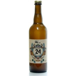 Brasserie artisanale de Sarlat Bière brassée 24 Blanche 75cl - Publicité Brasserie artisanale de Sarlat Bière brassée 24 Blanche 75cl - Publicité