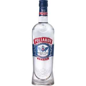 Wine And More Vodka premium pur grain 37.5° 35 cl POLIAKOV - Publicité Wine And More Vodka premium pur grain 37.5° 35 cl POLIAKOV - Publicité