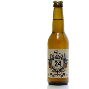 Brasserie artisanale de Sarlat Bière brassée 24 Blanche 33cl - Publicité Brasserie artisanale de Sarlat Bière brassée 24 Blanche 33cl - Publicité