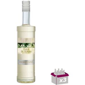 Wine And More Lot de 3 Vedrenne Liqueur de fleur de sureau 20° 70cL - Publicité Wine And More Lot de 3 Vedrenne Liqueur de fleur de sureau 20° 70cL - Publicité