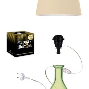 Stappa e illumina Big Size Adaptateur lampe bouteille E27 Bouteilles ayant un diamètre de 20 à 30mm Champagne, Brut, Vin, Gin, Whisky, Rum, Vodka - Publicité Stappa e illumina Big Size Adaptateur lampe bouteille E27 Bouteilles ayant un diamètre de 20 à 30mm Champagne, Brut, Vin, Gin, Whisky, Rum, Vodka - Publicité