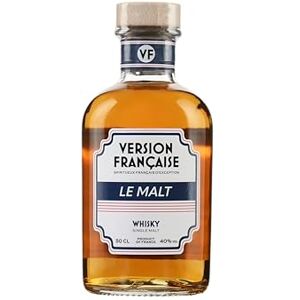 Version Française Le MALT Whisky Single Malt Origine : France 40% Alcool Bouteille 50 cl - Publicité Version Française Le MALT Whisky Single Malt Origine : France 40% Alcool Bouteille 50 cl - Publicité