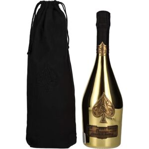 Armand de Brignac Champagne Brut Gold 12,5% Vol. 0,75l in Velvet Bag - Publicité Armand de Brignac Champagne Brut Gold 12,5% Vol. 0,75l in Velvet Bag - Publicité