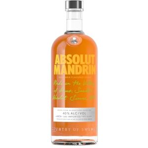Absolut Mandrin Orange-Flavoured Vodka 1 Litre - Publicité Absolut Mandrin Orange-Flavoured Vodka 1 Litre - Publicité