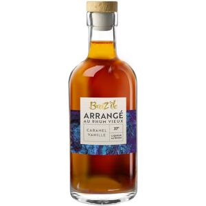 Breiz’île Breiz'Ile L'arrangé au rhum Vieux Liqueur au rhum Caramel/Vanille 37% vol. 50cl - Publicité Breiz’île Breiz'Ile L'arrangé au rhum Vieux Liqueur au rhum Caramel/Vanille 37% vol. 50cl - Publicité