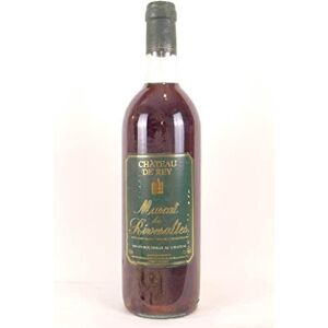 roussillon muscat de rivesaltes château de rey (non millésimé années 1980 à 1990) VD blanc années 80 - Publicité