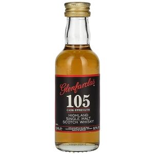 Glenfarclas 105 CASK STRENGTH Highland Single Malt 60% Vol. 0,05l - Publicité Glenfarclas 105 CASK STRENGTH Highland Single Malt 60% Vol. 0,05l - Publicité