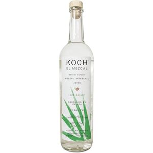 Koch El KOCH Espadin Mezcal 47% Alcool Origine : Mexique Notes fumés & citronnés A déguster pur ou en cocktail 70 cl - Publicité Koch El KOCH Espadin Mezcal 47% Alcool Origine : Mexique Notes fumés & citronnés A déguster pur ou en cocktail 70 cl - Publicité
