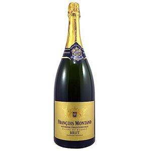 Francois Montand Sparkling Wine Traditional Method Blanc de Blancs Brut Magnum France (1 x 1.5 L) - Publicité Francois Montand Sparkling Wine Traditional Method Blanc de Blancs Brut Magnum France (1 x 1.5 L) - Publicité