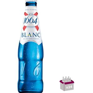 Wine And More 1664 Bière blanche 5° 24x33 cl verre perdu - Publicité Wine And More 1664 Bière blanche 5° 24x33 cl verre perdu - Publicité