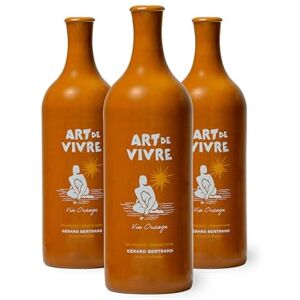 GÉRARD BERTRAND Art de Vivre vin Orange 2023 Bouteille en céramique Lot 3 Bouteilles 75cl - Publicité GÉRARD BERTRAND Art de Vivre vin Orange 2023 Bouteille en céramique Lot 3 Bouteilles 75cl - Publicité