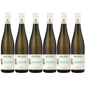 Hans Baer Pinot Blanc Vin blanc sec allemand Rheinhessen, Allemagne (6 x 0.75l) - Publicité Hans Baer Pinot Blanc Vin blanc sec allemand Rheinhessen, Allemagne (6 x 0.75l) - Publicité