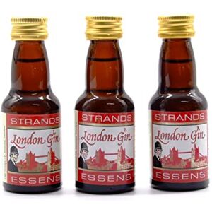 AlcoFermBrew London Gin 3x25 ml sans alcool, Essence de Vodka, Arôme pour gâteau - Publicité AlcoFermBrew London Gin 3x25 ml sans alcool, Essence de Vodka, Arôme pour gâteau - Publicité