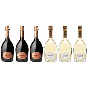 VINADDICT Lot de 6 Champagnes Ruinart Brut Rosé et Blanc de Blancs 75cL - Publicité VINADDICT Lot de 6 Champagnes Ruinart Brut Rosé et Blanc de Blancs 75cL - Publicité