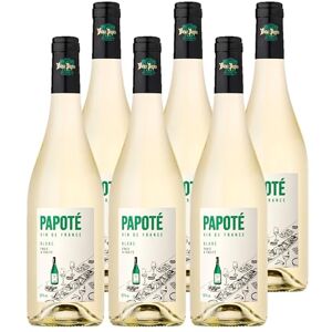 VIEUX PAPES PAPOTÉ Vin Blanc Vin de France à 10% vol Lot de 6 bouteilles x 75 cl - Publicité VIEUX PAPES PAPOTÉ Vin Blanc Vin de France à 10% vol Lot de 6 bouteilles x 75 cl - Publicité