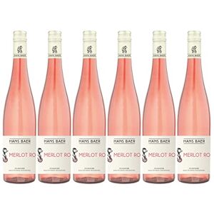 Hans Baer Merlot Rosé Vin rosé allemand Rheinhessen, Allemagne (6 x 0.75l) - Publicité Hans Baer Merlot Rosé Vin rosé allemand Rheinhessen, Allemagne (6 x 0.75l) - Publicité