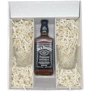 Wine And More Coffret cadeau Blanc Whisky Jack Daniel's N.7 40° 2 Verres à whisky ARCOROC - Publicité Wine And More Coffret cadeau Blanc Whisky Jack Daniel's N.7 40° 2 Verres à whisky ARCOROC - Publicité