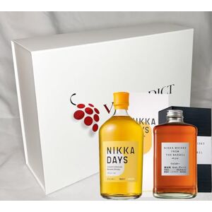 VINADDICT Coffret Cadeau Whiskys Nikka : Nikka Days 70 cl et Nikka From the Barrel 50cl. Publicité VINADDICT Coffret Cadeau Whiskys Nikka : Nikka Days 70 cl et Nikka From the Barrel 50cl. Publicité