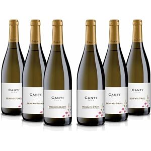 Canti Moscato d'Asti D.O.C.G. Vin Petillant, Moscato, Élaboré à Partir du Cépage du Piémont, Goût Fruité et Doux, 6x750 ml - Publicité Canti Moscato d'Asti D.O.C.G. Vin Petillant, Moscato, Élaboré à Partir du Cépage du Piémont, Goût Fruité et Doux, 6x750 ml - Publicité
