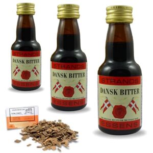 AlcoFermBrew 3 x Essence Style Dansk Bitter 25ml – Sans Alcool, Arôme Aux Herbes, Jusqu’à 2,25L, Avec Copeaux De Chêne Français Offerts - Publicité AlcoFermBrew 3 x Essence Style Dansk Bitter 25ml – Sans Alcool, Arôme Aux Herbes, Jusqu’à 2,25L, Avec Copeaux De Chêne Français Offerts - Publicité