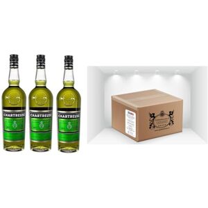 CG94 Liqueur aux herbes Chartreuse verte , 3 bouteilles de 70 cl, 55%, emballage Global Dream - Publicité CG94 Liqueur aux herbes Chartreuse verte , 3 bouteilles de 70 cl, 55%, emballage Global Dream - Publicité