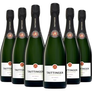 Taittinger Brut Réserve Champagne Lot de 6 bouteilles de 75 cl - Publicité Taittinger Brut Réserve Champagne Lot de 6 bouteilles de 75 cl - Publicité