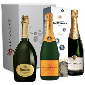 VINADDICT Coffret Champagne Prestige5-3 Bouteilles 75Cl. Publicité VINADDICT Coffret Champagne Prestige5-3 Bouteilles 75Cl. Publicité