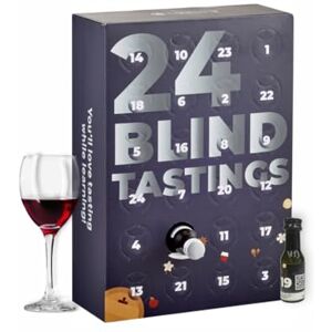 E-TASTING Calendrier de l’Avent Vin “24 Blind Tastings” – 24 vins x 20 mL – Dégustation à l’aveugle (rouge, blanc, rosé), idée cadeau originale homme/femme - Publicité E-TASTING Calendrier de l’Avent Vin “24 Blind Tastings” – 24 vins x 20 mL – Dégustation à l’aveugle (rouge, blanc, rosé), idée cadeau originale homme/femme - Publicité