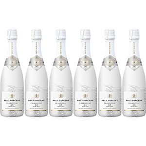 Brut Dargent Ice Chardonnay Vin effervescent Blanc de Blancs Chardonnay Demi-Sec Méthode traditionnelle (6 x 0,75 L) - Publicité Brut Dargent Ice Chardonnay Vin effervescent Blanc de Blancs Chardonnay Demi-Sec Méthode traditionnelle (6 x 0,75 L) - Publicité