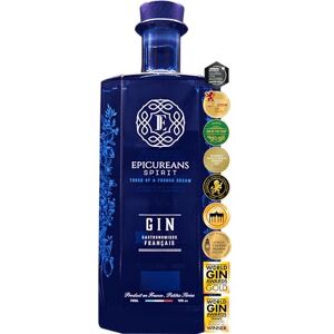 Epicureans Spirit Le Gin Gastronomique Français, Citron de Menton, Cassis de Bourgogne et Verveine du Velay 16 Médailles, 9 en Or Gin Premium 40%, 70cl - Publicité Epicureans Spirit Le Gin Gastronomique Français, Citron de Menton, Cassis de Bourgogne et Verveine du Velay 16 Médailles, 9 en Or Gin Premium 40%, 70cl - Publicité