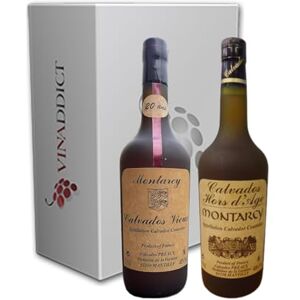 VINADDICT Coffret découverte Calvados Vieux domfrontais Montarcy 10 & 20 ans. 2x70cl. Publicité VINADDICT Coffret découverte Calvados Vieux domfrontais Montarcy 10 & 20 ans. 2x70cl. Publicité