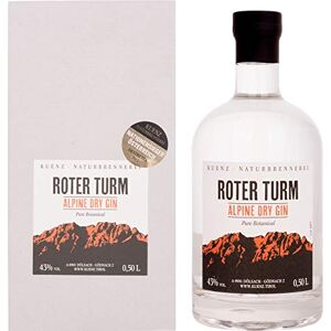 Roter Turm Alpine Dry Gin Pure Botanical GB 43% Vol. 0,5l in Giftbox - Publicité