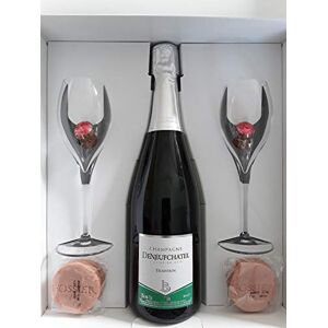 Champagne Deneufchatel Coffret "Plaisir d'offrir" Champagne AOC Brut Tradition flûtes Sablé rose de Reims Bouchon chocolat praliné Direct Producteur Maison Deneufchatel Produits Fossier - Publicité Champagne Deneufchatel Coffret "Plaisir d'offrir" Champagne AOC Brut Tradition flûtes Sablé rose de Reims Bouchon chocolat praliné Direct Producteur Maison Deneufchatel Produits Fossier - Publicité