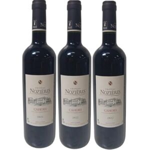 VINACCUS Cahors, Malbec & Merlot Rouge, AOP 2022 Château Nozières, 3 x 75cl. Publicité VINACCUS Cahors, Malbec & Merlot Rouge, AOP 2022 Château Nozières, 3 x 75cl. Publicité