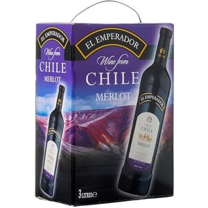 El Emperador Vin rouge chilien Merlot cubi 3L Bag in Box, Valle Central Chili (1 x 3 L) - Publicité El Emperador Vin rouge chilien Merlot cubi 3L Bag in Box, Valle Central Chili (1 x 3 L) - Publicité