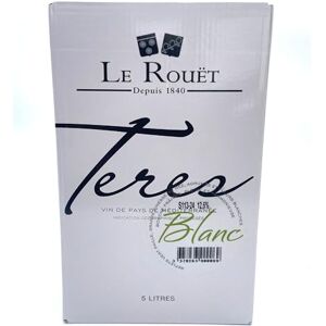 Chateau du rouet Teres blanc 5L IGP Med Vins de Provence - Publicité Chateau du rouet Teres blanc 5L IGP Med Vins de Provence - Publicité