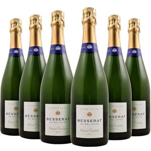 BESSERAT DE BELLEFON Champagne Grande Tradition Caisse de 6 x 75cl - Publicité BESSERAT DE BELLEFON Champagne Grande Tradition Caisse de 6 x 75cl - Publicité