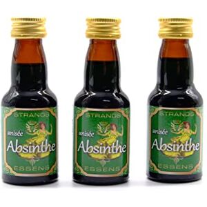 AlcoFermBrew Absinthe 3x25 ml sans alcool, Essence de Vodka, Arôme pour gâteau, Arôme d'anis et d'absinthe - Publicité AlcoFermBrew Absinthe 3x25 ml sans alcool, Essence de Vodka, Arôme pour gâteau, Arôme d'anis et d'absinthe - Publicité
