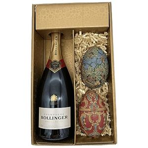 Wine And More Coffret Cadeau Champagne Bollinger Or 1 Brut 2 Oeufs de Fabergé (motif aléatoire) LE PETIT DUC - Publicité Wine And More Coffret Cadeau Champagne Bollinger Or 1 Brut 2 Oeufs de Fabergé (motif aléatoire) LE PETIT DUC - Publicité